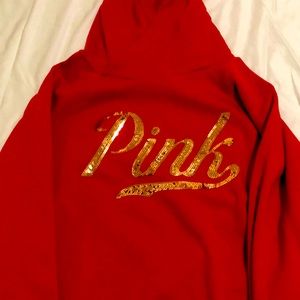 Red pink sweatshirt